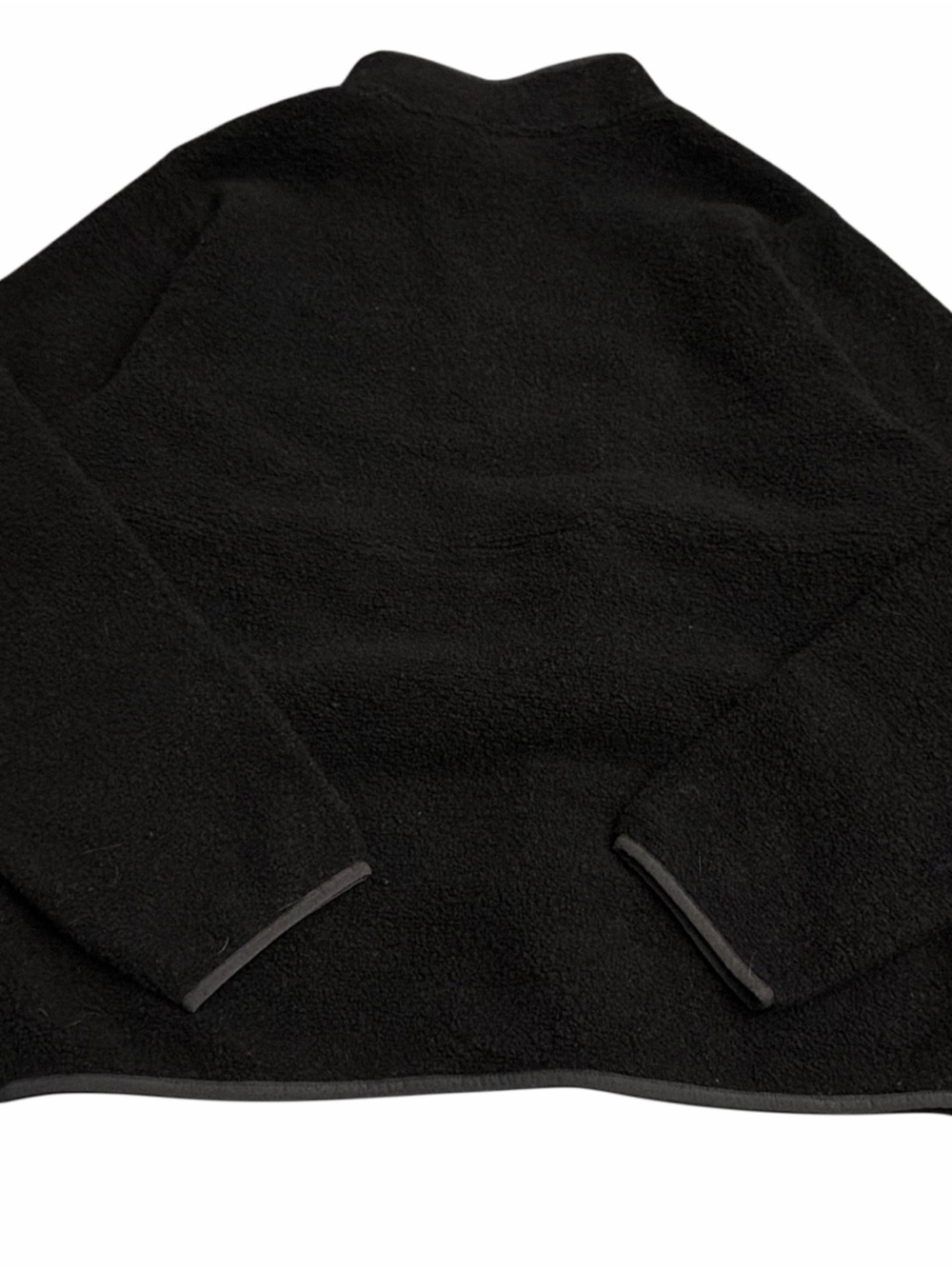 Patagonia Reclaimed Men’s Black 1/2 Zip-Up Synchilla Fleece Pullover - Picture 5 of 7